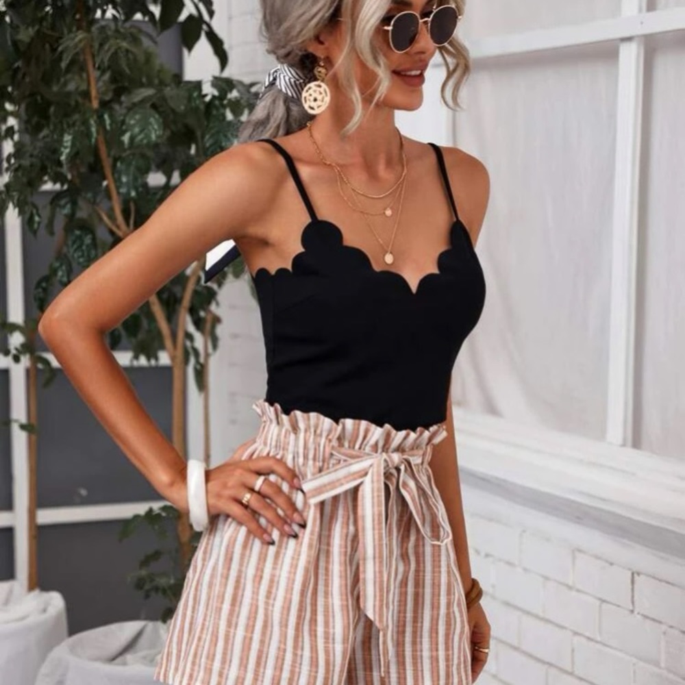 SHEIN SEXY BLACK CROPTOP
